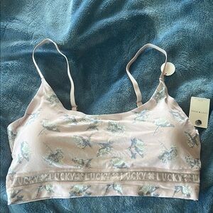 Lucky Brand Floral Bralette - Light Pink